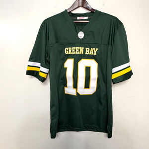 Green Bay Packers Love 10 Green Football Jersey Mens Large NFL Fan Sports